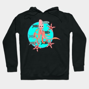 Octopus, in his element Hoodie